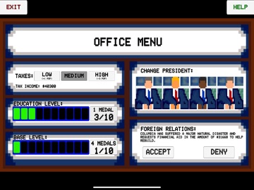 Pixel Presidency iPad screenshot