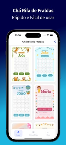 Chá Rifa de Fraldas iPhone screenshot
