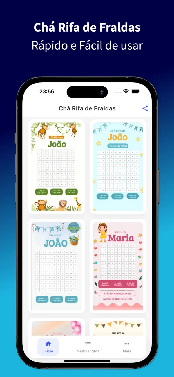 Screenshot #1 pour Chá Rifa de Fraldas