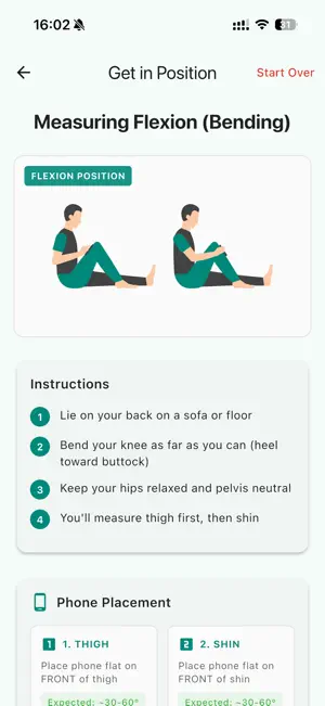 ACL Recovery Tracker screenshot 2