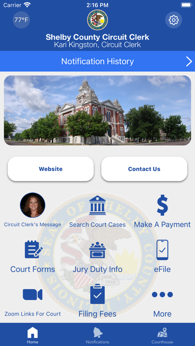 Shelby County Circuit Clerk IL Screenshot