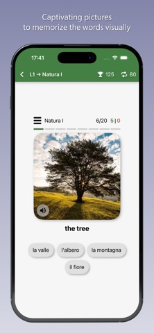 Learn Italian with Bilinguae iPhone screenshot