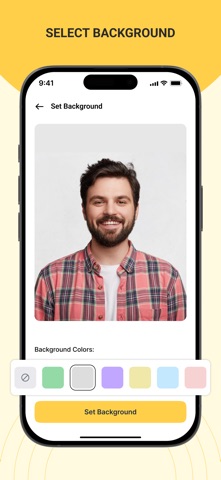 Passport Photo ID: AI Headshot iPhone screenshot