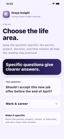Oraya Insight screenshot
