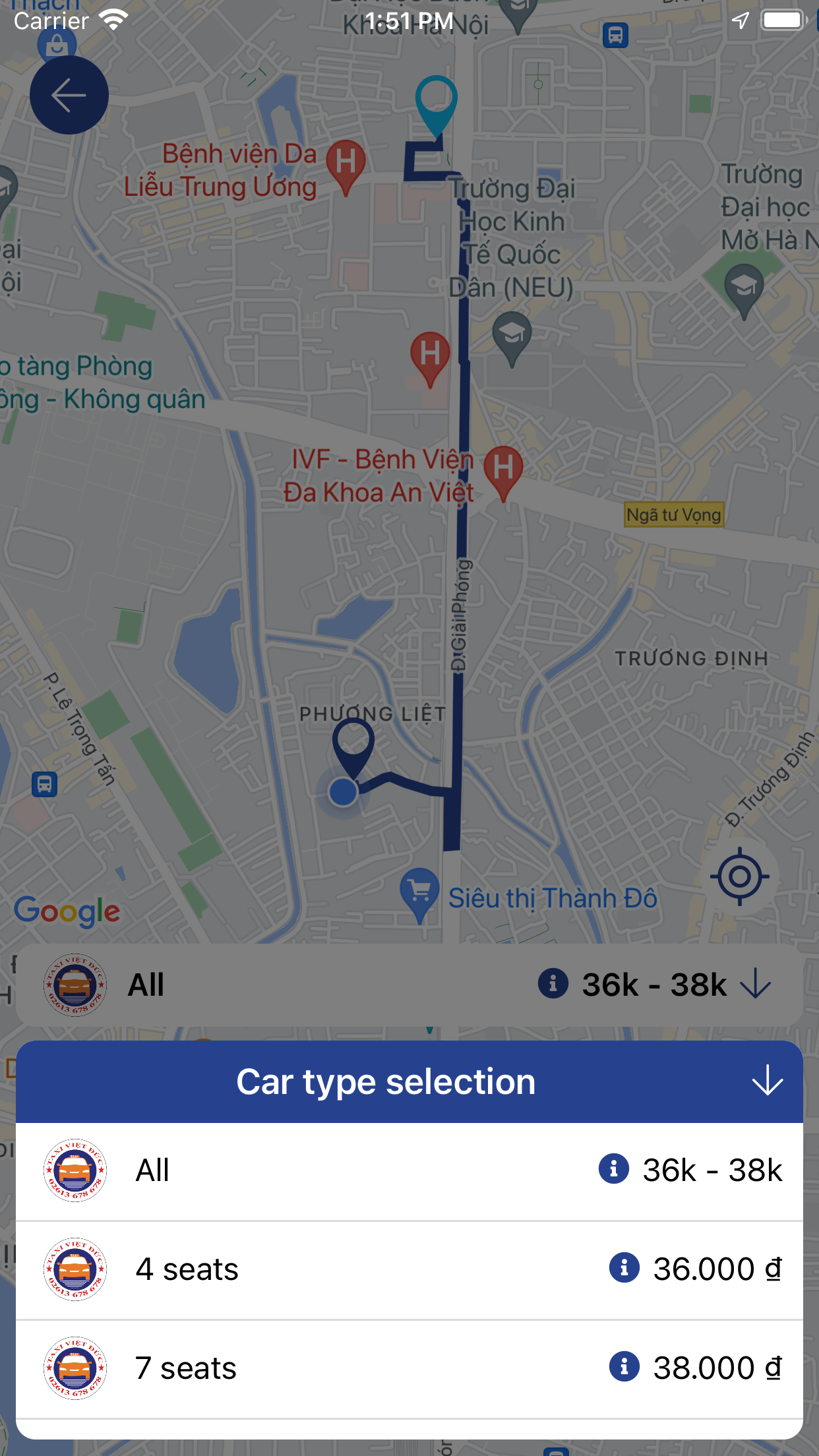 Taxi Việt Đức