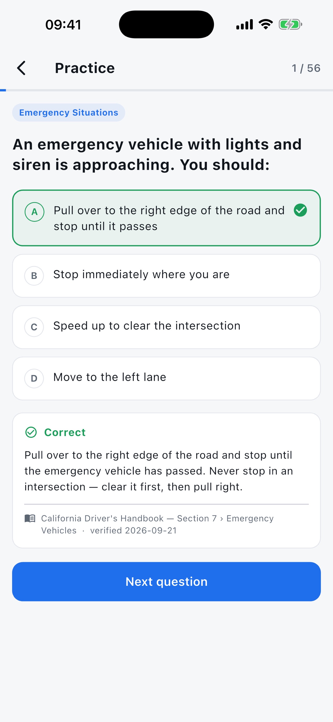 Screenshot 4 of PermitPass: DMV Practice