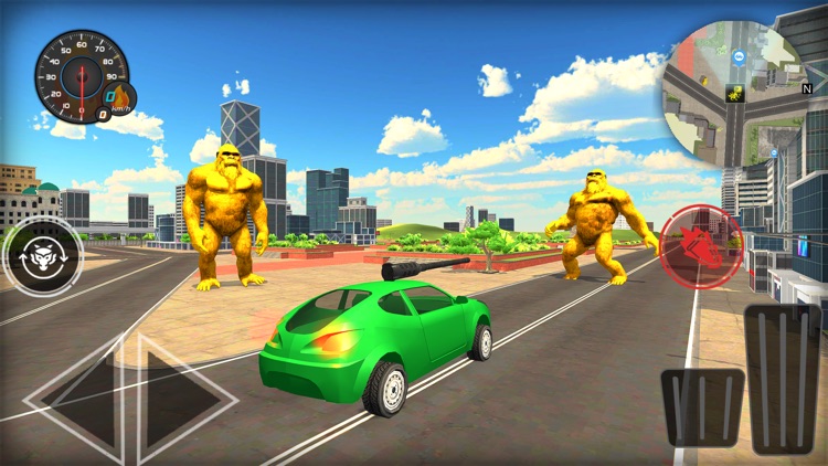 Kaiju Robot Car Transform Game screenshot-3