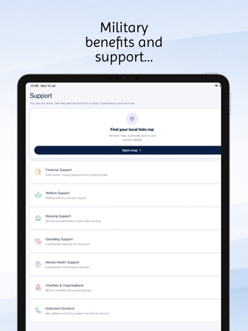 Valo Assist iPad screenshot