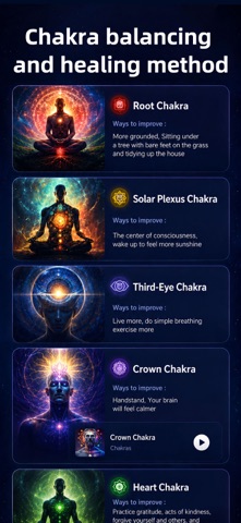 Chakra Meditation Healing iPhone screenshot