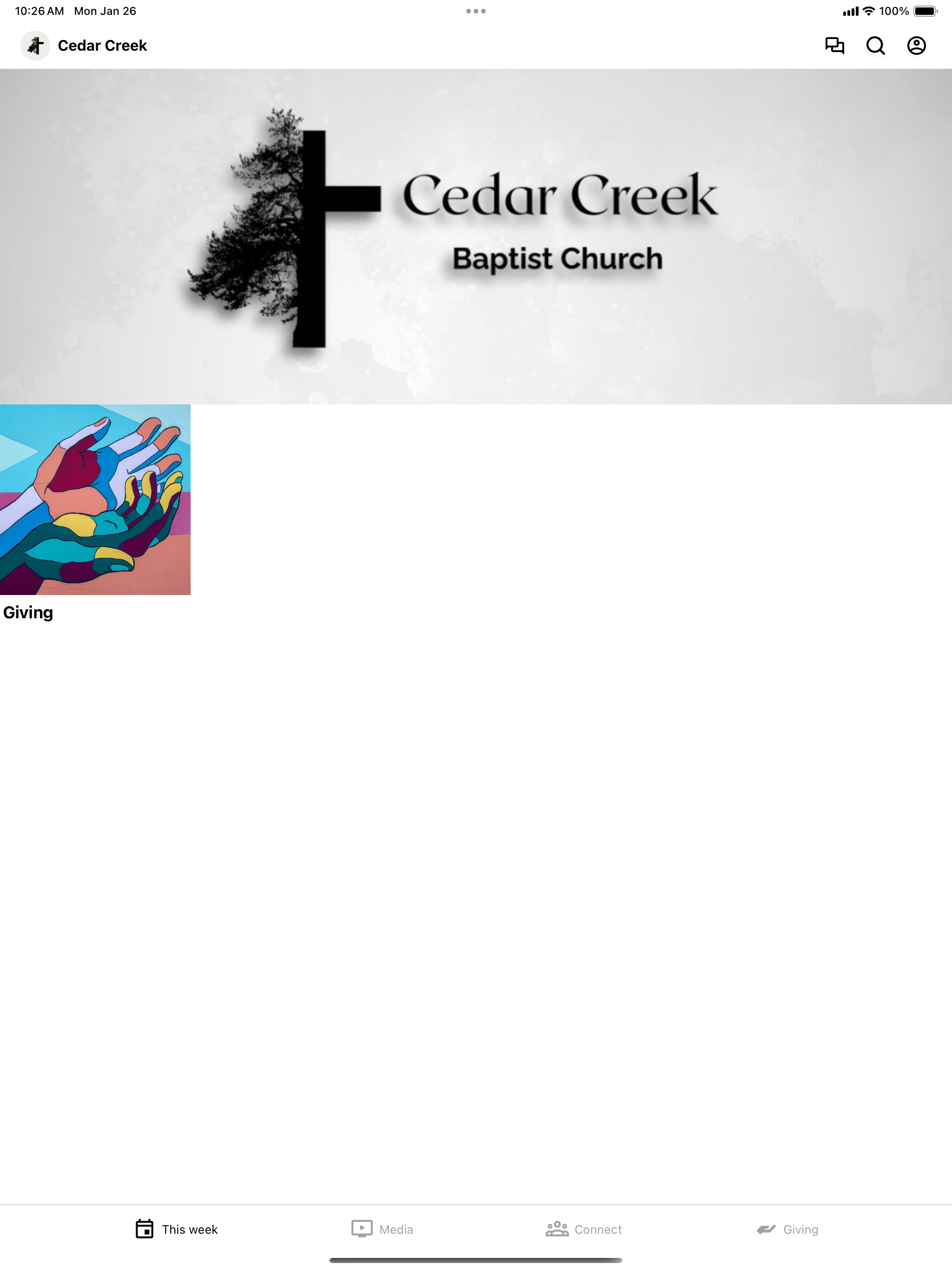Cedar Creek Church Winder screenshot 4