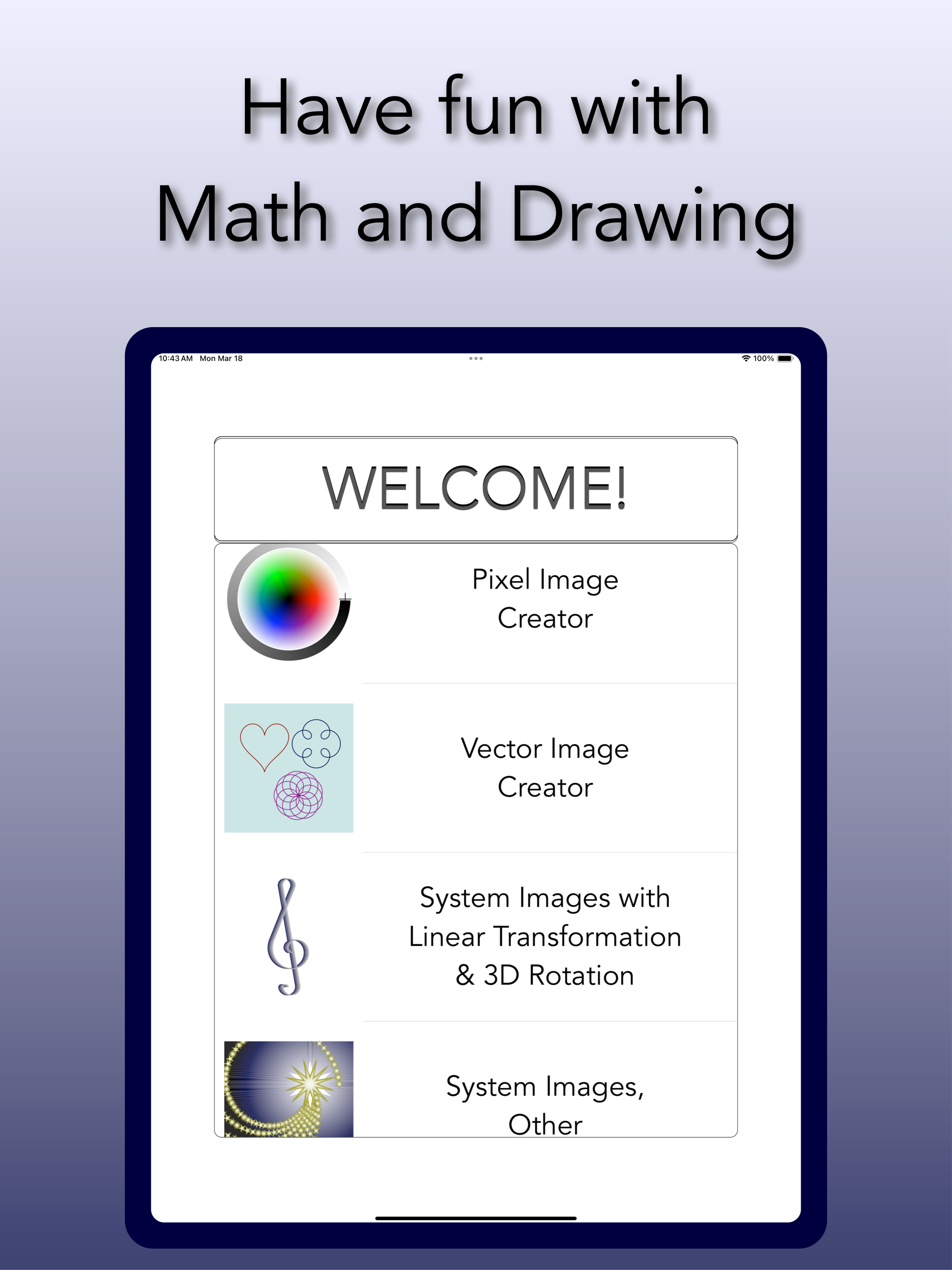 Drawing with Math