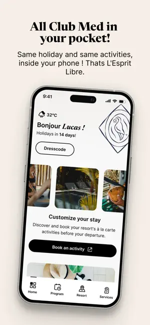 My Club Med iPhone screenshot 1