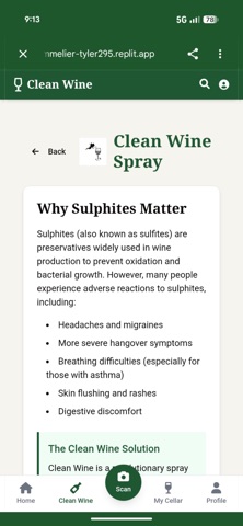 Clean Wine Scanner screenshot