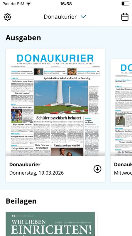 DK ePaper - Donaukurier screenshot 1 of 5
