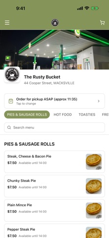 The Rusty Bucket Cafe iPhone screenshot