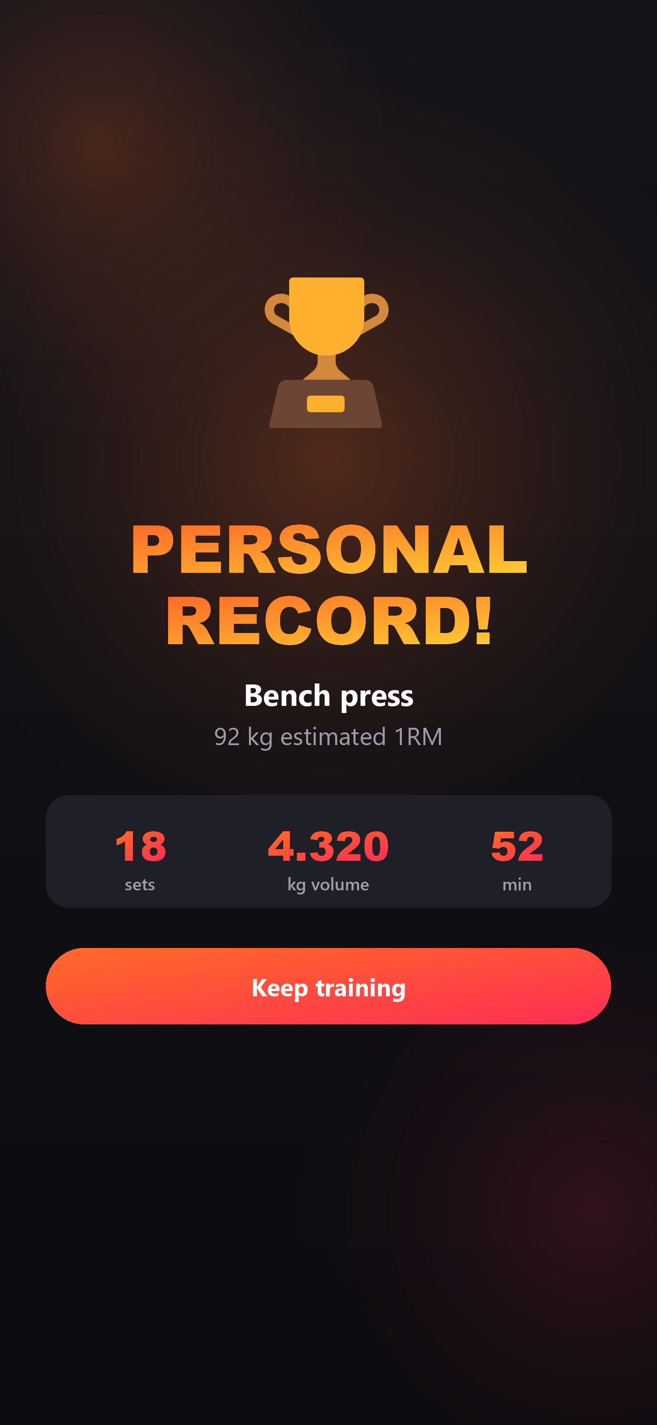 Setzy: Gym Workout Log screenshot 4