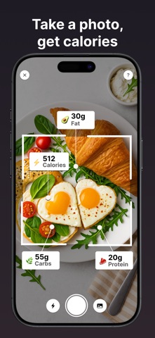 iCal : AI Calories Counter iPhone screenshot
