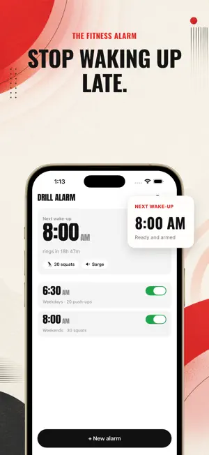 Drill Alarm: Wake Up Call screenshot 1