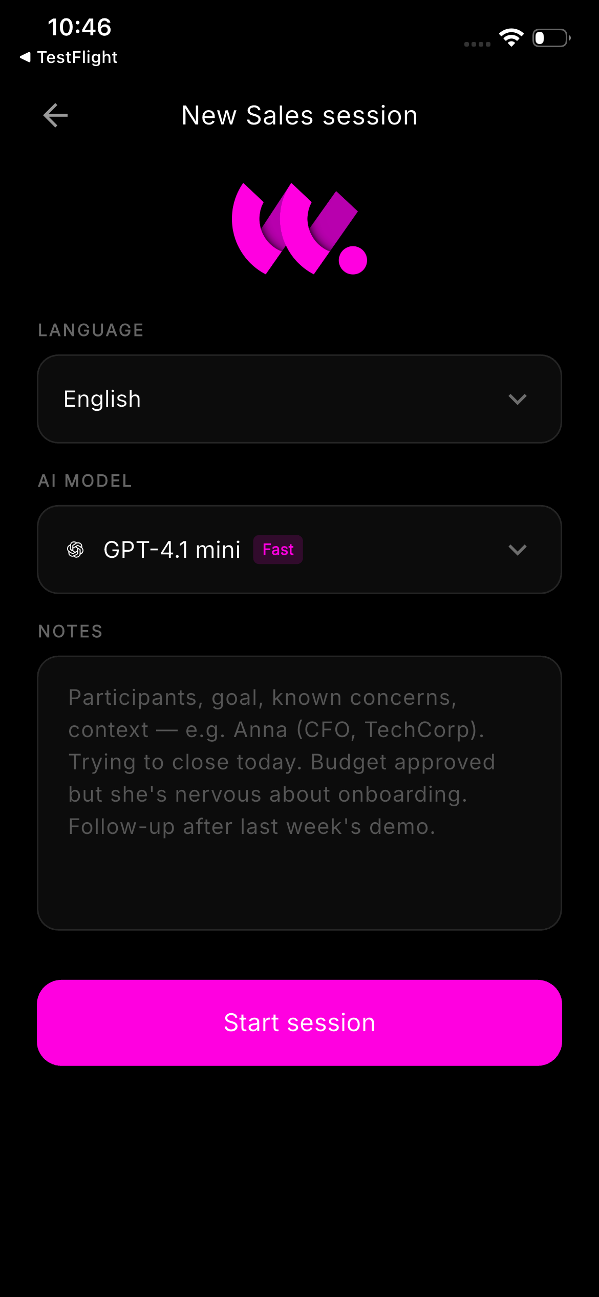 Wyngo - AI meeting assistant screenshot 5