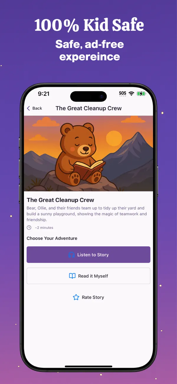 #5. Bedtime Stories with Bear (iOS) Ved: BEAR DEN LABS PTY LTD