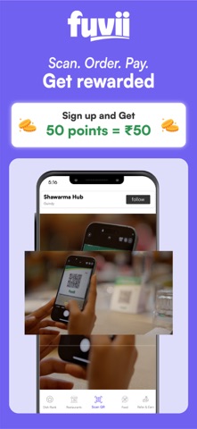 Fuvii: Scan>Order>Get Rewarded screenshot