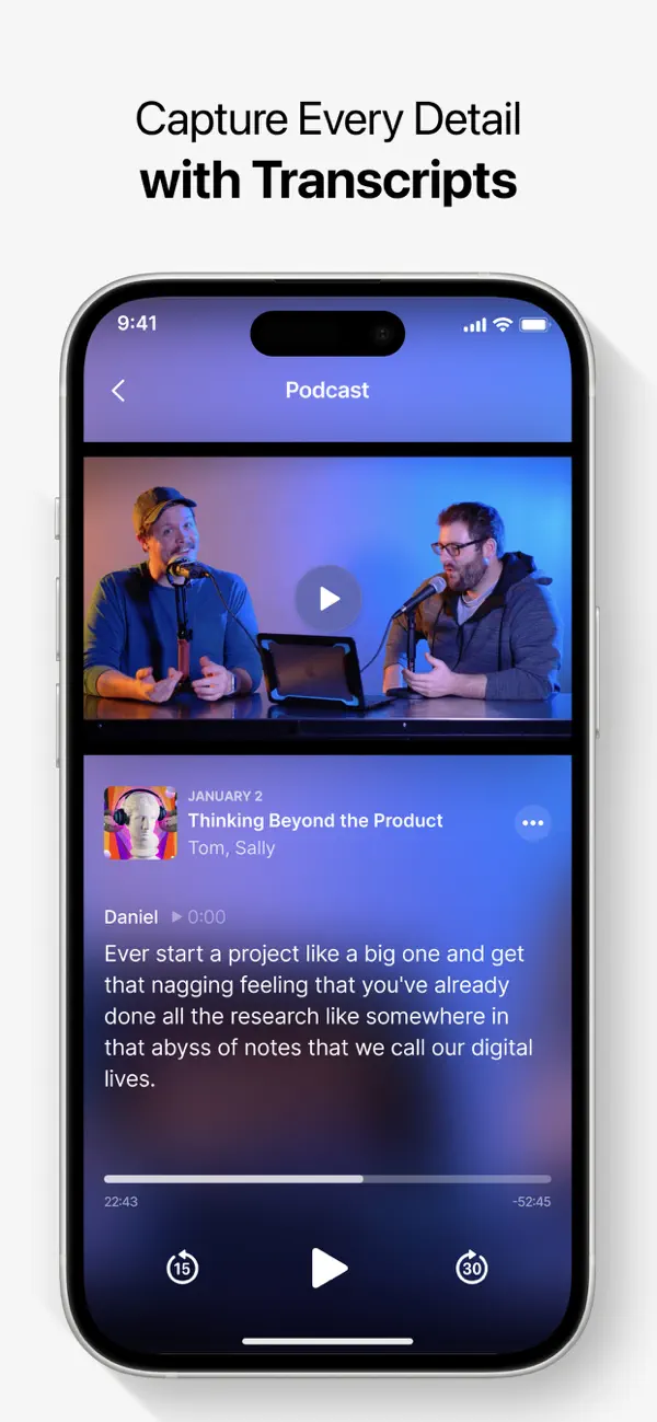 Screenshot #2 pour AI Audio: Podcast Generator