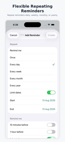 LifeCue – Smart Reminders Screenshot 10 of 10
