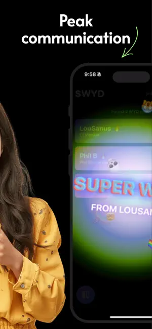 WYD: check in with friends screenshot 2