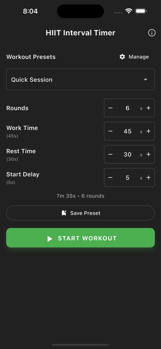 HIIT Timer Pro Screenshot 1 of 5
