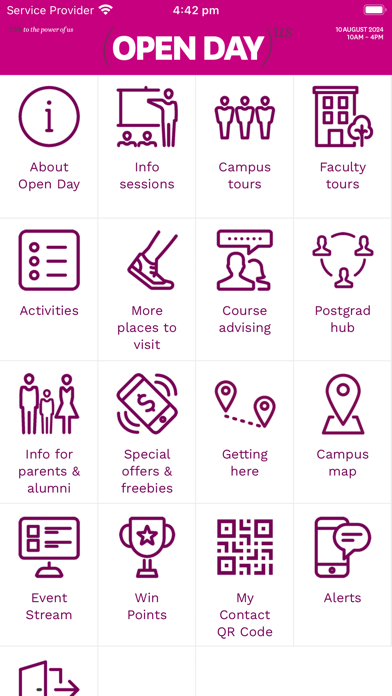 Macquarie University Open Day Screenshot