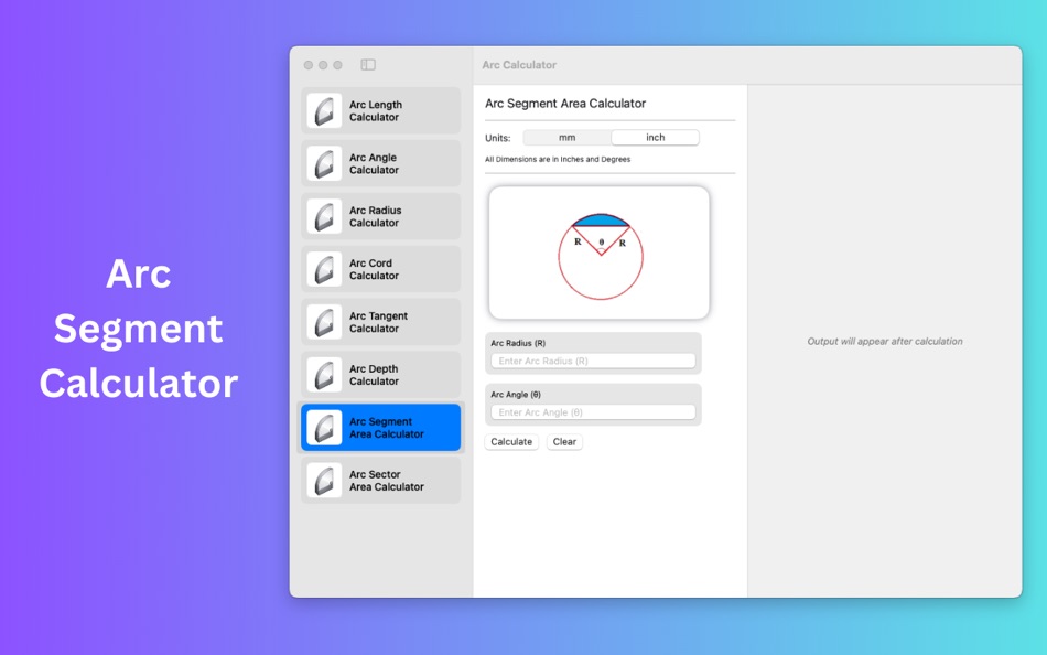 #7. Arc Calculation (macOS) di: Imran Pinjara