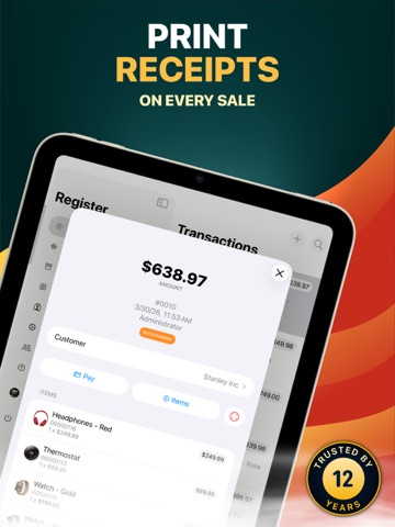 Point of Sale Pro iPad screenshot