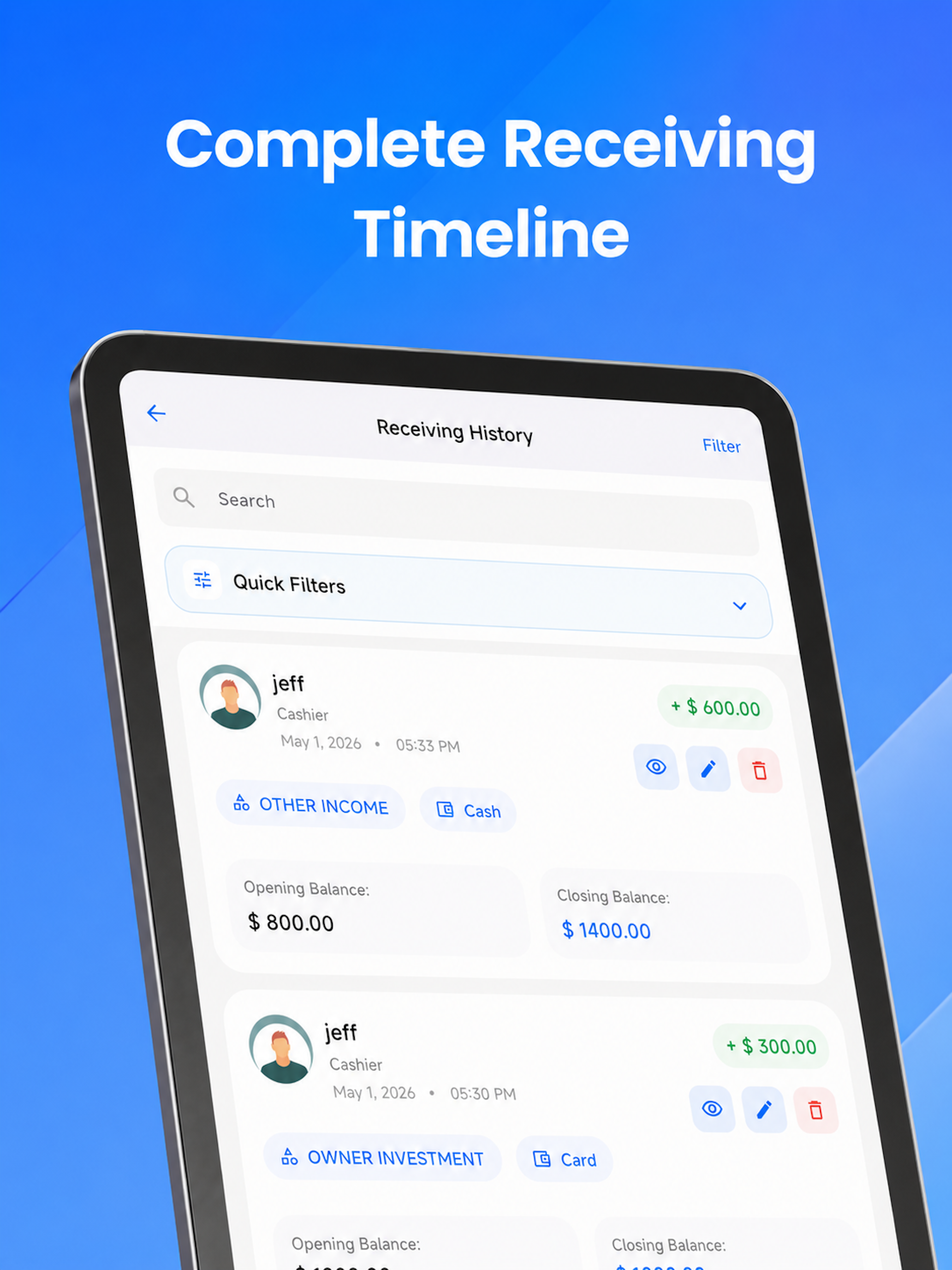 Cashlytix - Staff Cash Tracker