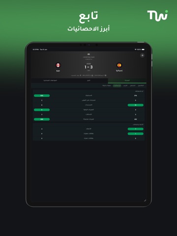 Twist Sports iPad screenshot