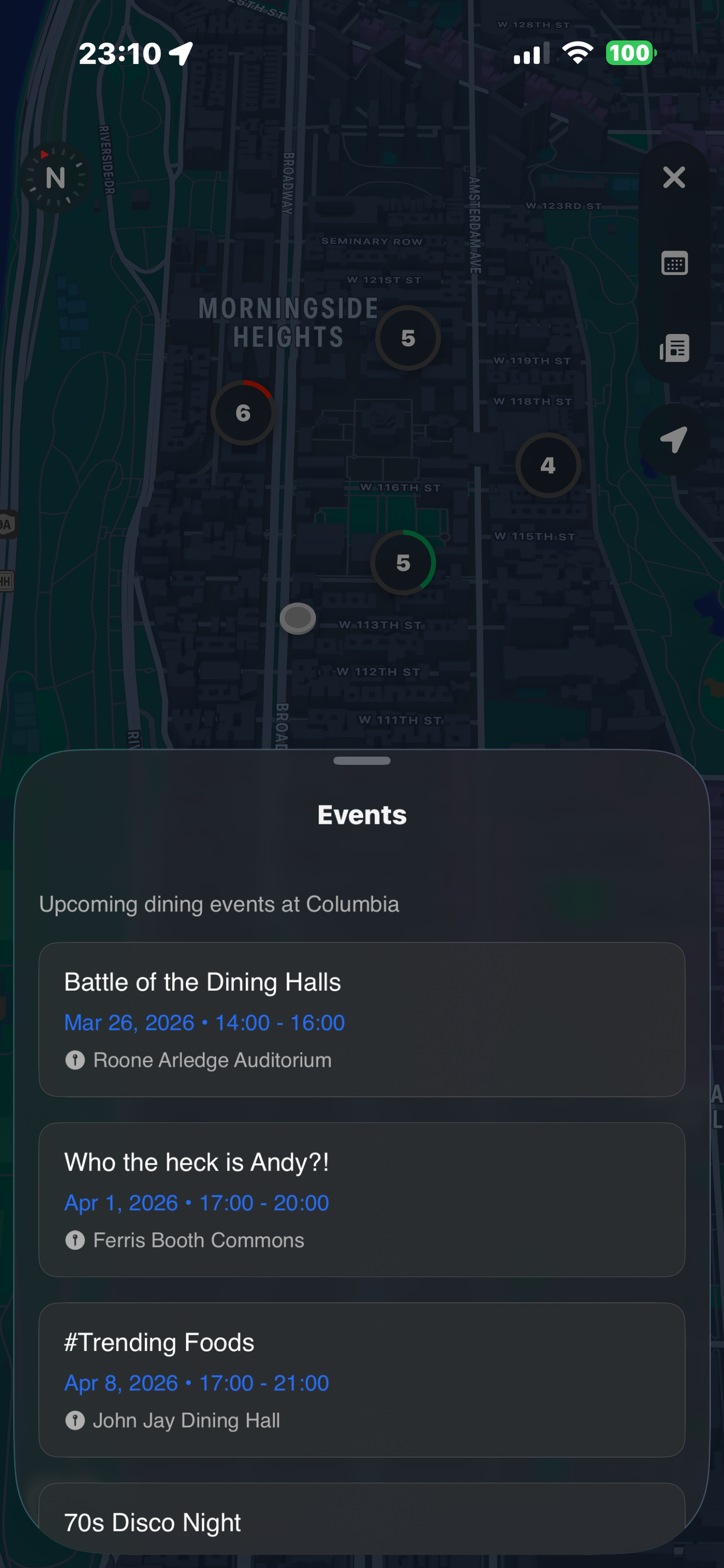 MorningsideMunch: Dining Halls screenshot 5