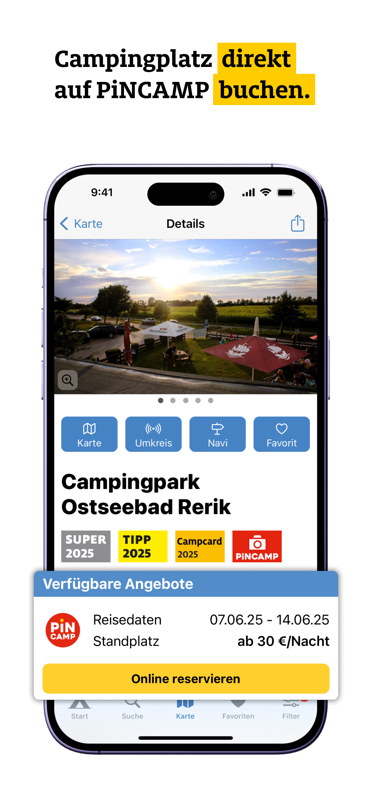 ADAC Camping / Stellplatz 2026 screenshot 5