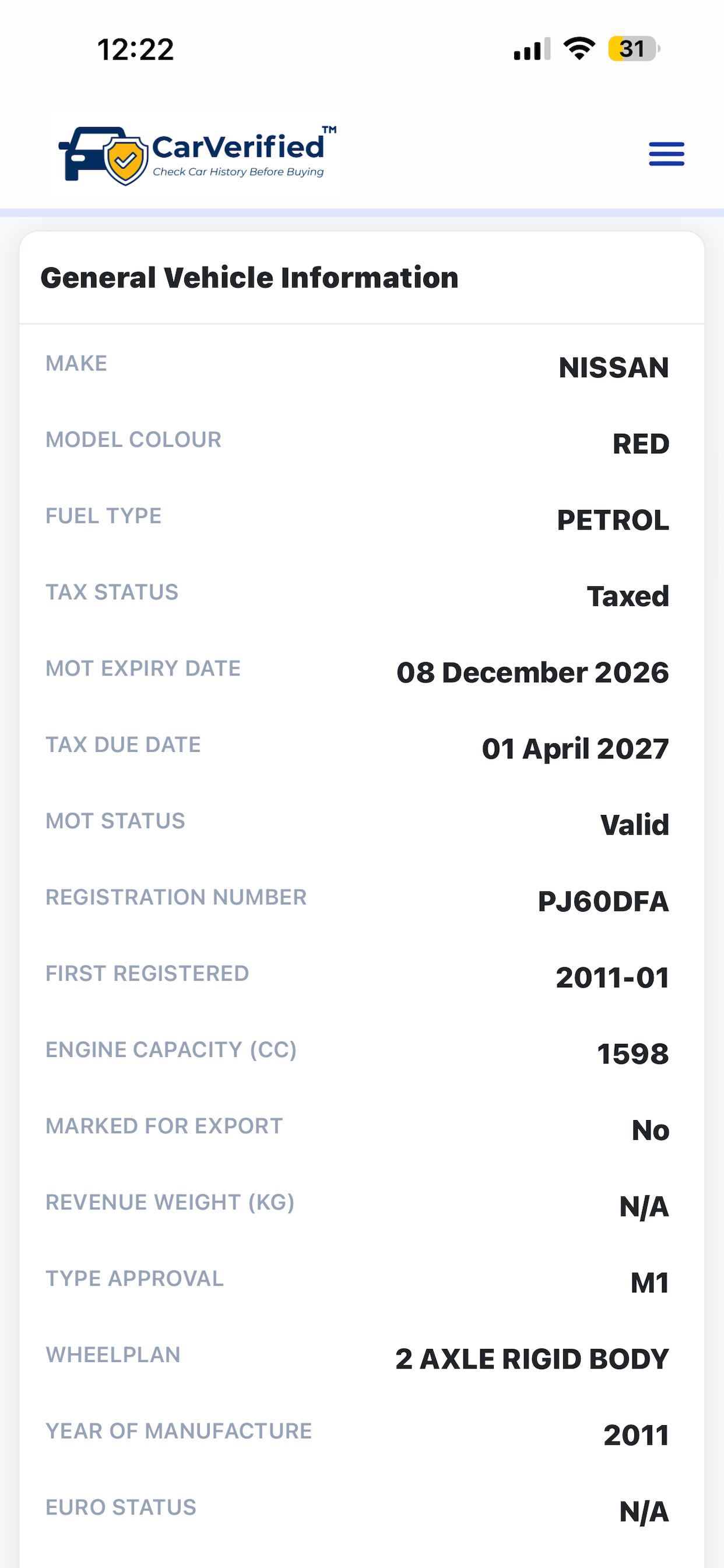 CarVerified: Check Car History screenshot 3