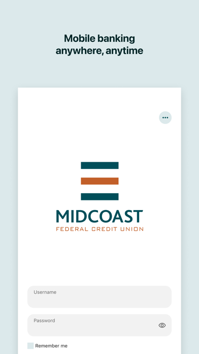 Midcoast FCU Mobile Banking Screenshot