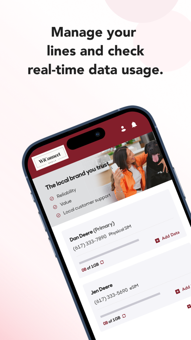 Screenshot 1 of WiConnect Mobile App