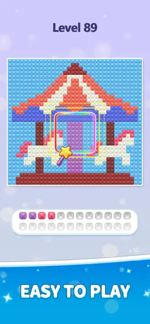 Jewel Sort Coloring: Pixel Art screenshot 3