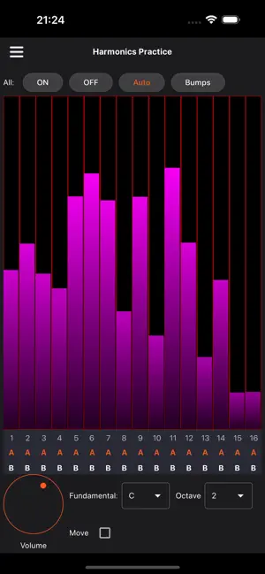 Harmonics Practice screenshot 2