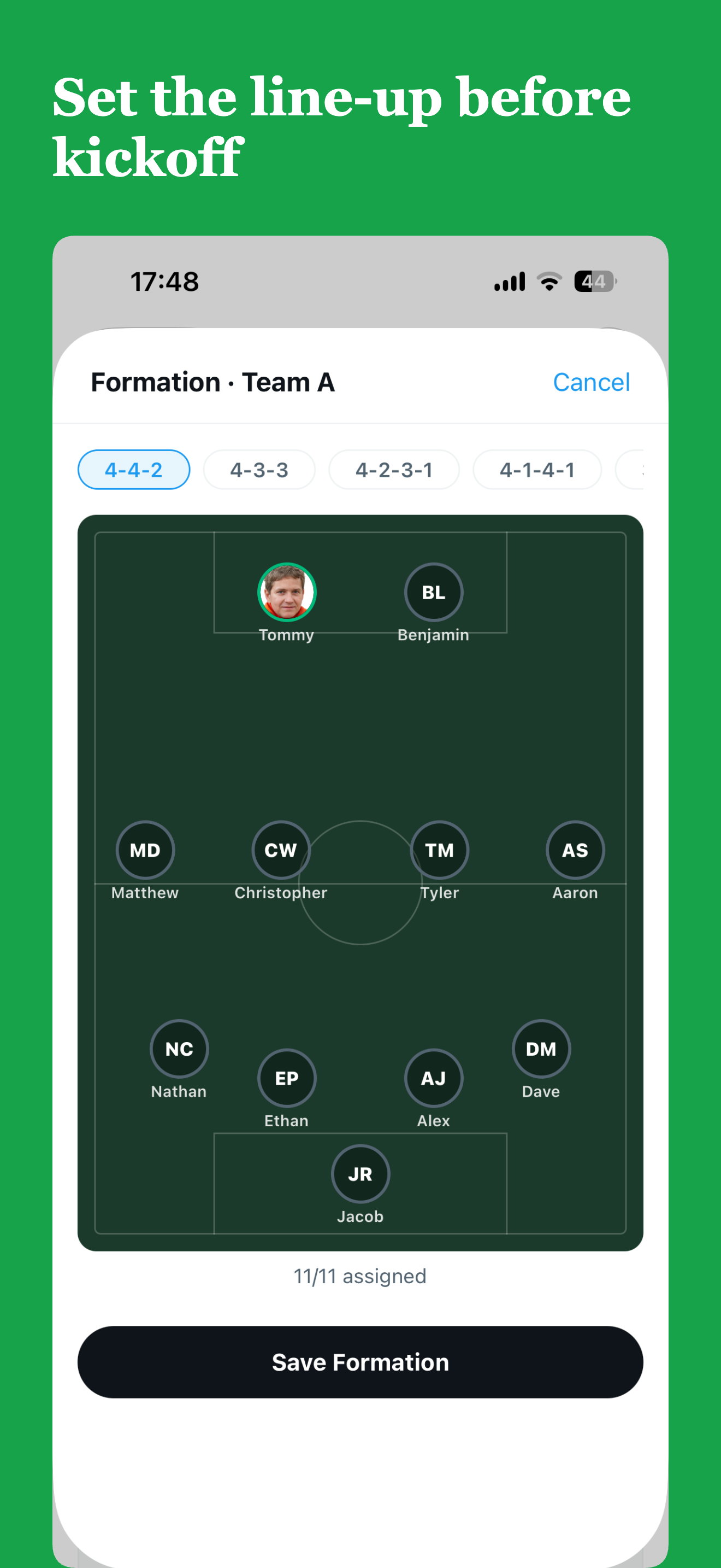 FootManager screenshot 3