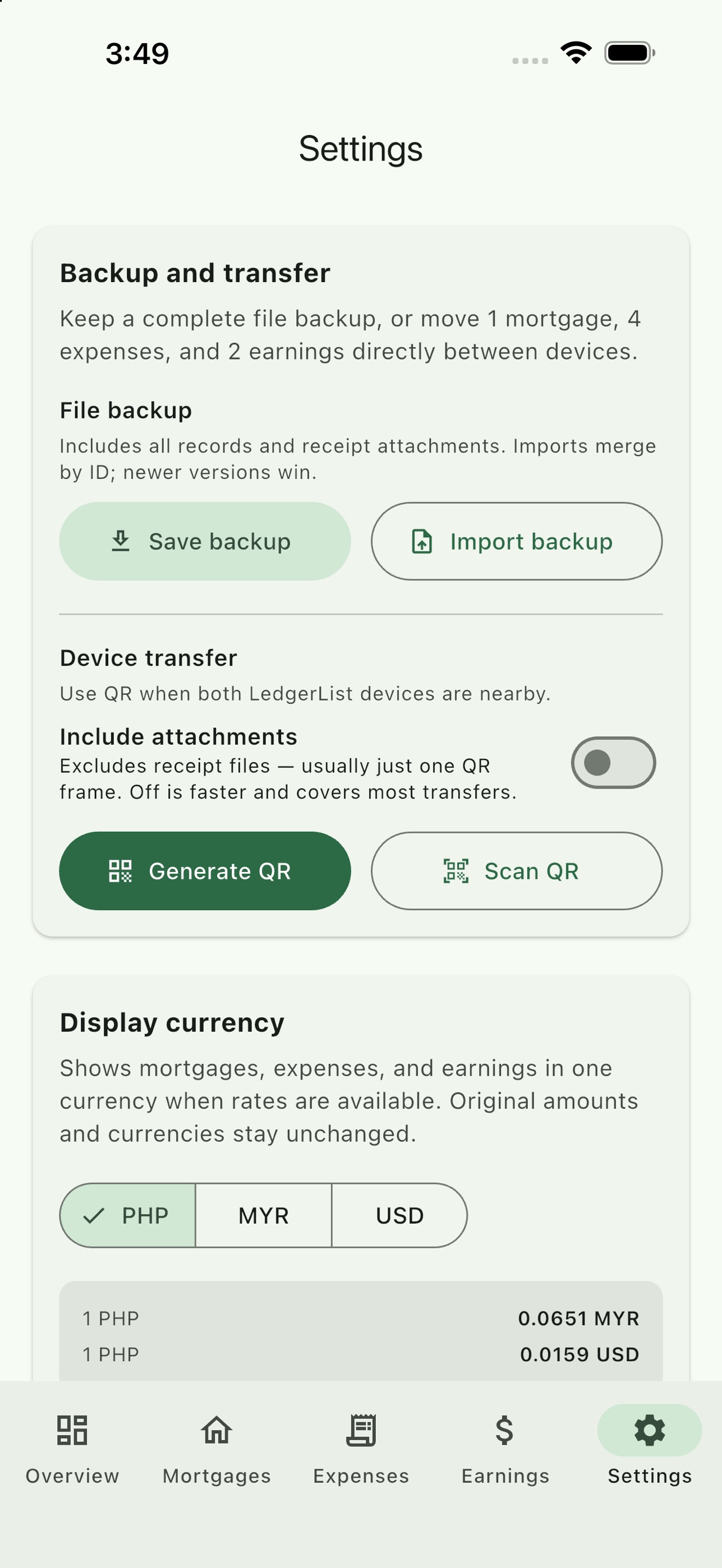Screenshot 5 of LedgerList