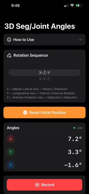 3DSeg/JointAngles screenshot 1