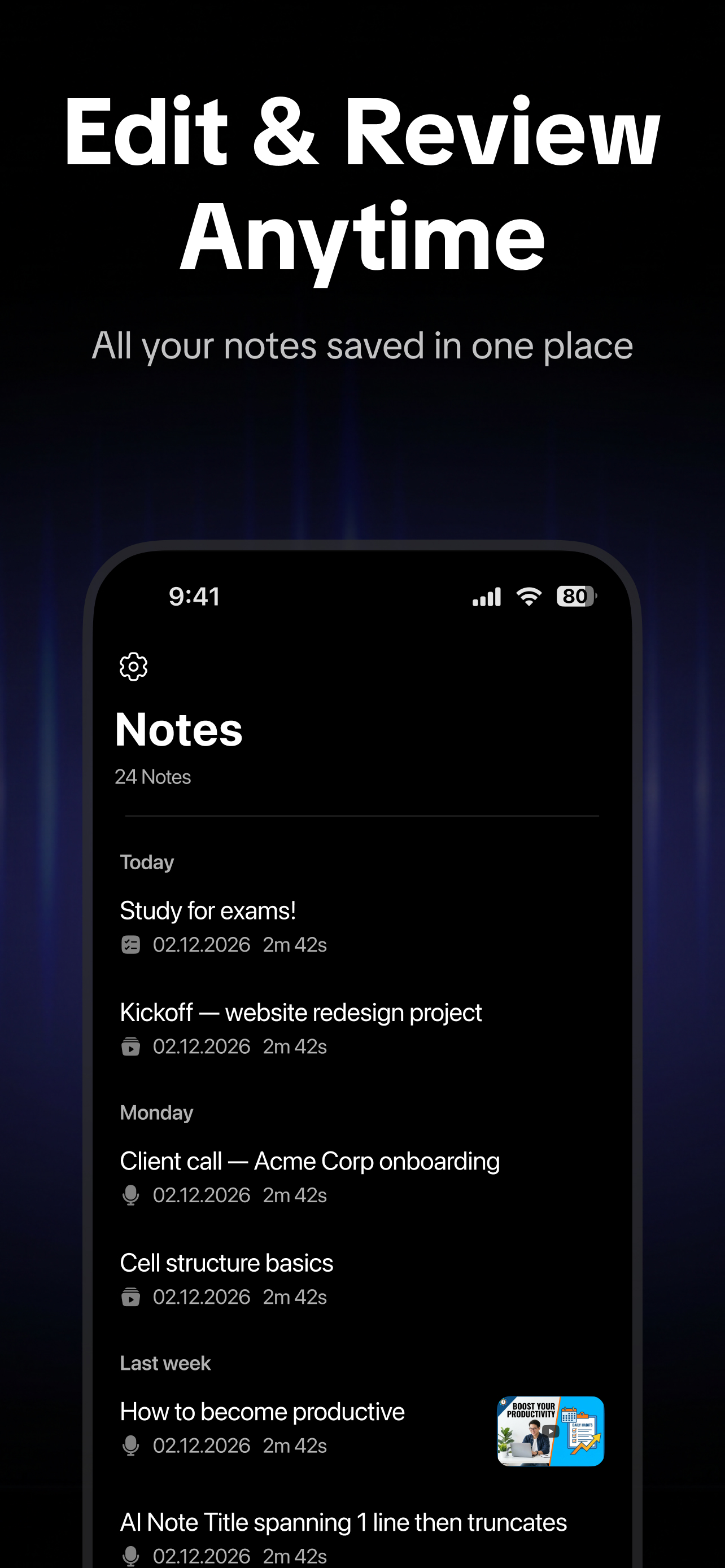 AI NoteTaker - Note Helper