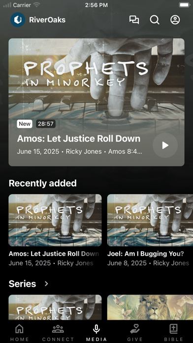 RiverOaks Presbyterian Church Screenshot