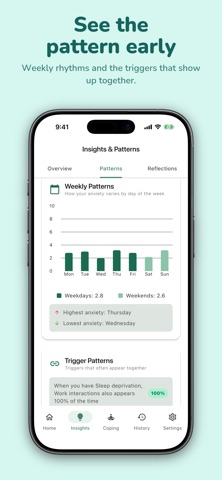 AnxietyPulse - Anxiety Tracker iPhone screenshot