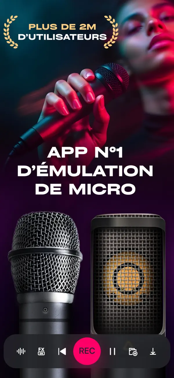 Screenshot #1 pour Dictaphone-Voice recorder HD