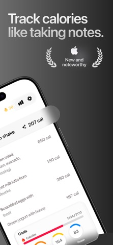 Calorie Tracker: CalNote screenshot