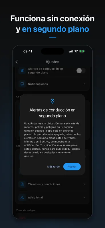 RoadRadar – Radares y avisos screenshot 7 of 8